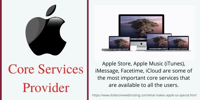 What makes Apple so Special- Core Service provider