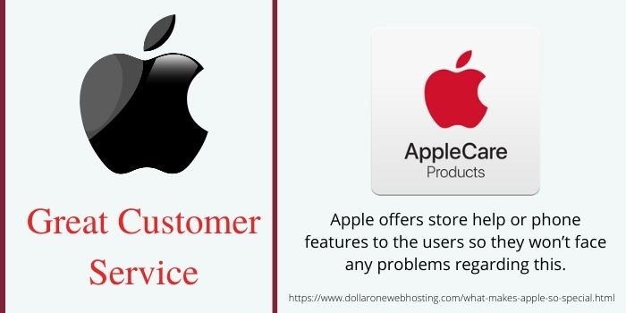 What makes Apple so Special-Good Customer Service