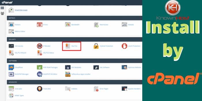 Install SSL Certificate by cPanel