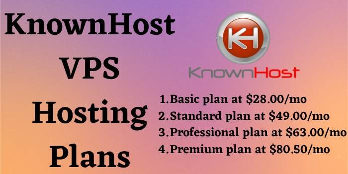 KnownHost VPS Hosting Plans